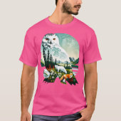 T-shirt Chouette de neige active (Devant)