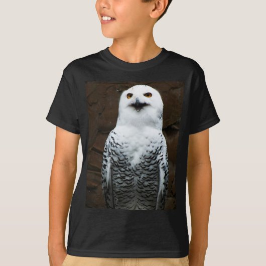 T-shirt Chouette des neiges bccnm (Devant)
