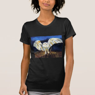 T-shirt Chouette des neiges par Paula Atwell