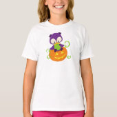 T-shirt Chouette d'Halloween, Chouette mignonne, Chouette (Devant)