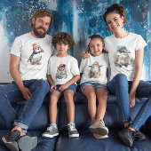 T-shirt Chouette d'hiver enchantée, personnalisée