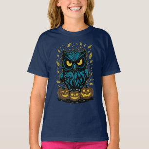 T-shirt Chouette drôle d'Halloween