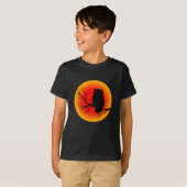 T-shirt Chouette éffrayante (Devant entier)