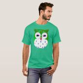 T-shirt Chouette épervière de St Patrick heureux (Devant entier)