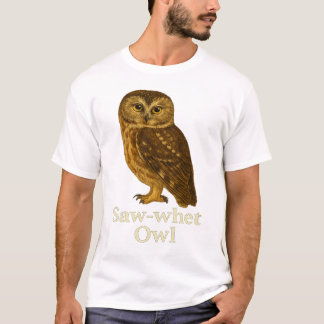 T-shirt Chouette épervière : Design Nature Raptor
