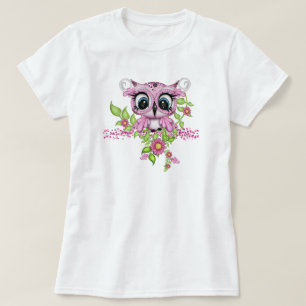 T-shirt Chouette fantaisie