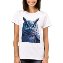 T-Shirt Chouette Fantastique Mystique | Mandala Sp