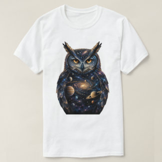 T-shirt "Chouette hongroise avec planètes étoiles galaxie 