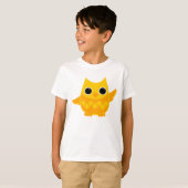 T-shirt Chouette jaune (Devant entier)