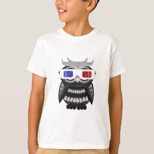T-shirt Chouette - Lunettes 3D