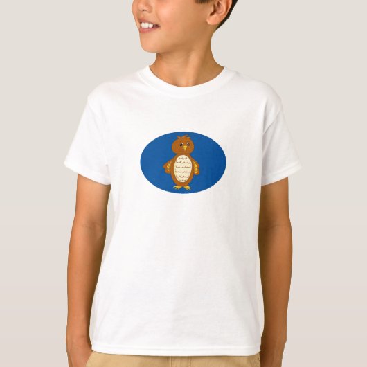 T-shirt Chouette mignonne (Devant)