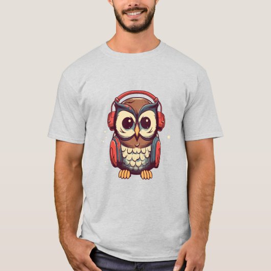 T-shirt Chouette musicale (Devant)