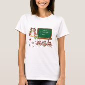 T-shirt Chouette pour enseignant (Devant)