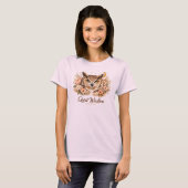T-Shirt Chouette Sagesse Tranquille (Devant entier)