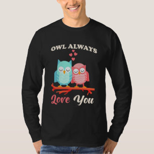 T-shirt Chouette t'aime toujours