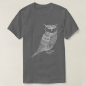 T-shirt Chouette tatouée (Design devant)