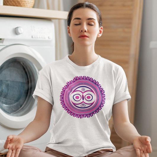 T-shirt Chouette tribale ornementale