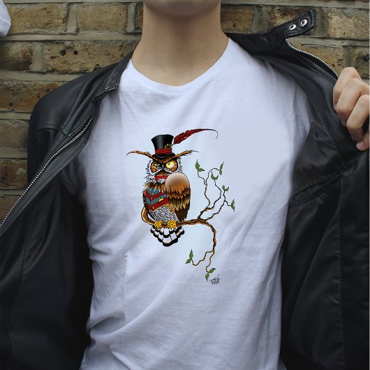 T-shirt Chouette victorienne