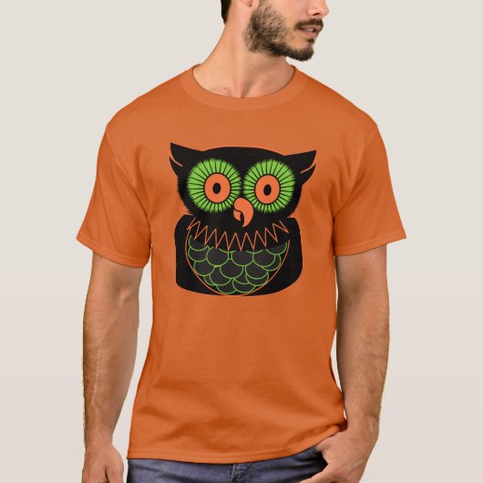 T-shirt Chouette vintage (Devant)