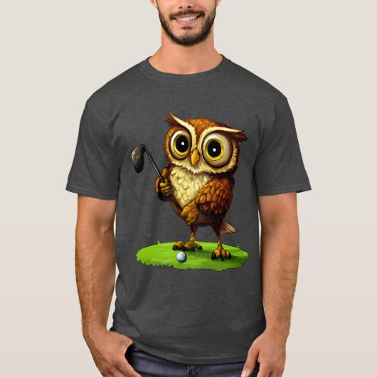 T-shirt Chouettes de golf (Devant)