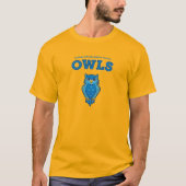 T-shirt Chouettes de la FVMS, or (Devant)
