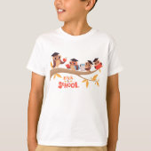 T-shirt Chouettes mignonnes Retour à l'école (Devant)