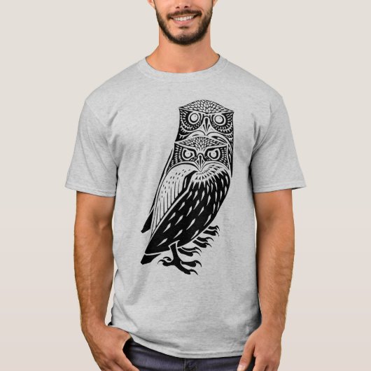 T-shirt Chouettes vintages (Devant)