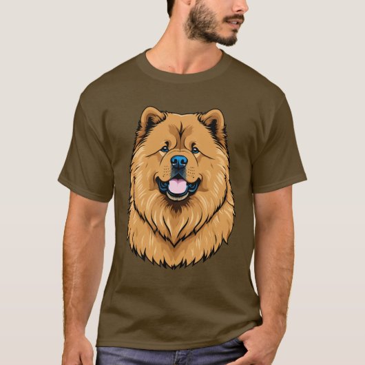 T-shirt Chow Chow (Devant)