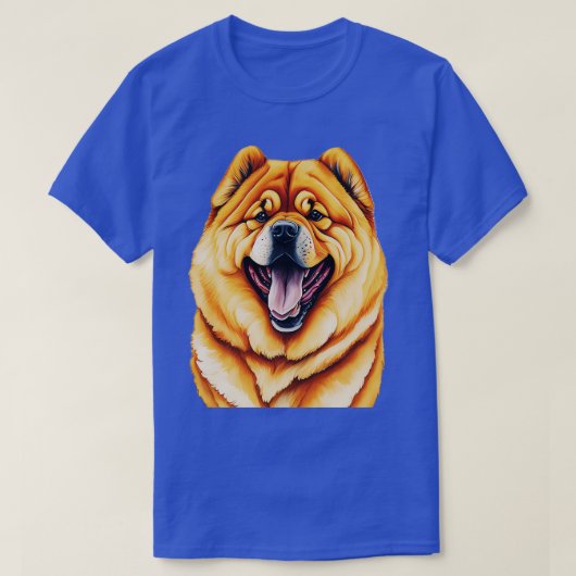 T-shirt Chow Chow Chien (Design devant)