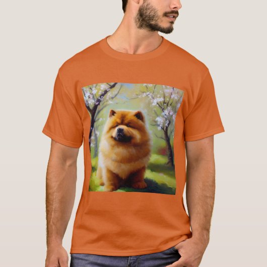 T-shirt Chow Chow Chien (Devant)