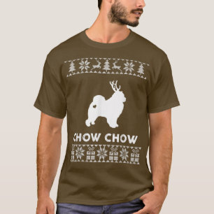 T-shirt Chow Chow Chien Noël Rendez-vous Noël laid Noël