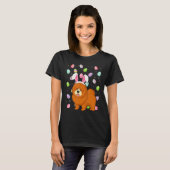 T-shirt Chow Chow Chien Oeuf de Pâques Drôle Chow Chow Cho (Devant entier)