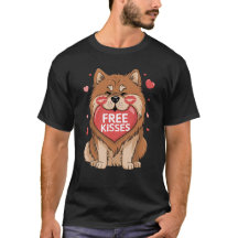 Chow Chow Chien Valentines Jour Baisers gratuits