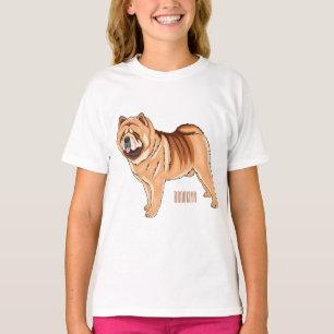 T-shirt Chow Chow dog cartoon