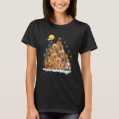 T-shirt Chow Chow Dog  Matching Santa Chow Chow Christmas  (Devant)