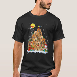 T-shirt Chow Chow Dog  Matching Santa Chow Chow Christmas 