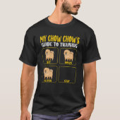 T-shirt chow chow dog mom dad training guide dogs (Devant)