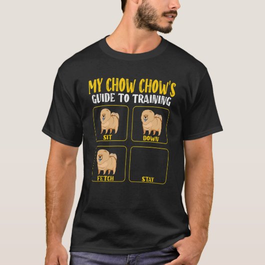 T-shirt chow chow dog mom dad training guide dogs (Devant)