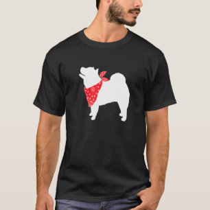 T-shirt Chow Chow Dog Portant du Bandana Rouge