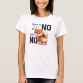 T-shirt Chow Chow Grumpy Premier & Seconde De Tous Non (Devant)