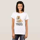 T-shirt Chow Chow Love Me Secourt (Devant entier)