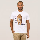 T-shirt Chow Chow Maman 4 (Devant entier)