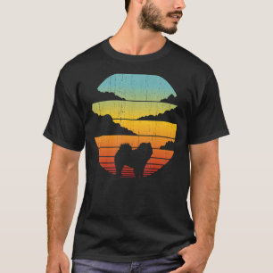 T-shirt Chow Chow Retro Vintage 60s les années 70 Amoureux