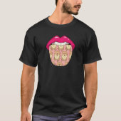 T-shirt Chow Chow Tongue Pet Dog Breed Chow Chow (Devant)