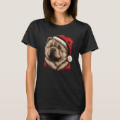 T-shirt Chow Chow xmas (Devant)