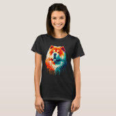 T-shirt Chow de peinture à séchage (Devant entier)