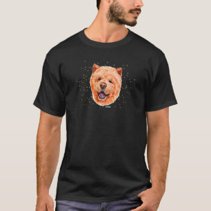T-shirt Chow Dogs Portrait 4 Animaux de compagnie Chow Dog