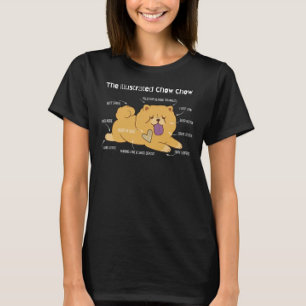 T-Shirt Chow Illustré