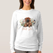T-shirt Chow Puppy Love Manche longue (Devant)
