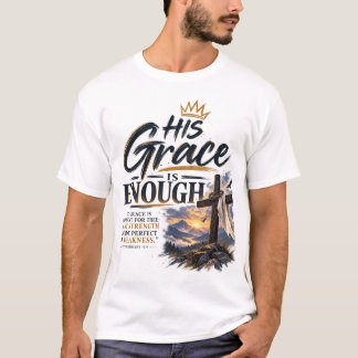 T-Shirt chrétien 2 Corinthiens 12:9